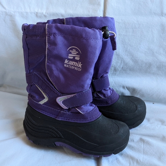 Like New Kamik Sleet snow boots size 12 - Picture 1 of 7